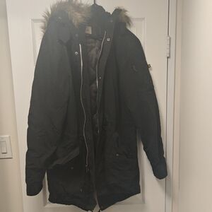 Alpha Industries Black Winter Parka